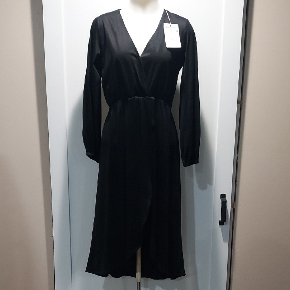 Back Label Wellness Wear Black Ballet Dress 5-Star Resort Wear Made In Italy